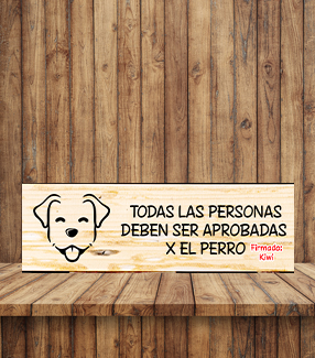 Cartel de Perro